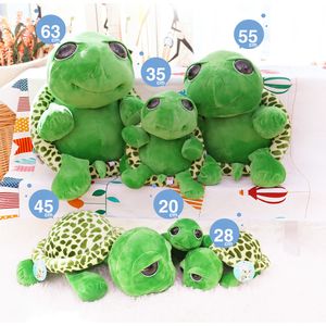 20cm Stuffed Plush Animals Green Big Eyes Turtle Baby Kid Stuffed Tortoise Plush Toy Gift 10pcs wholesale