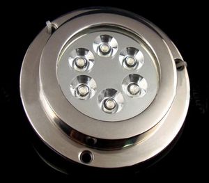 12V 6*2w GOOD LED stainless steel underwater boat drain light waterproof yacht light marine sea light lighting fixture