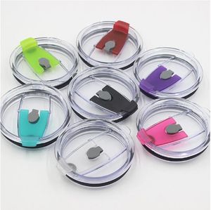 7 colori 30 once coperchio ribaltabile tappo antispruzzo resistente agli spruzzi per tazza in acciaio inossidabile da 30 once tazza per auto coperchio per bicchieri CCA10090 300 pezzi