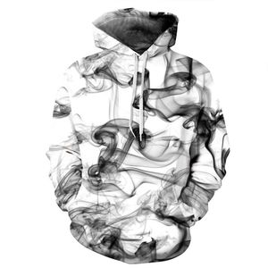 Devin Du Neue Mode Männer/Frauen 3d Sweatshirts Drucken Aquarell Verträumte Rauch Linien Dünne Stil Herbst Winter Mit Kapuze Hoodies