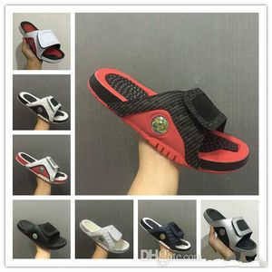 Großhandel neue 13 Hausschuhe 13s Blau Schwarz Weiß Rot Sandalen Hydro Slides Basketballschuhe lässig laufende Turnschuhe Größe 7-13