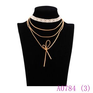 3 sztuk Handmade Brązowy Czarny Skórzany Chocker Elegancki Prosta Długa Lina Femme Moneta Fałszywy Choker Colar Naszyjnik Dla Kobiet A0784