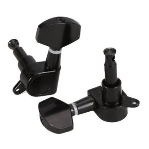2 of Guitar Tuning Pegs Tuners Machine Heads L R Black