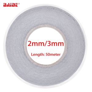 Original 2mm 3mm Black Double Side Adhesive Tape for Mobile Phone Touch Screen LCD Display Glass Repair Length 50meter/Reel
