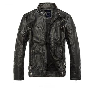 Mens Leather Jackets Men Jacket High Quality Classic Motorcycle Bike Cowboy Jackets Male Plus Velvet Thick Coats