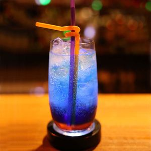 LED Colorful Cup Mat Color Changing Light Drink Bottle Coaster USB Rechargeable light For Home Wedding Party Bar Decor