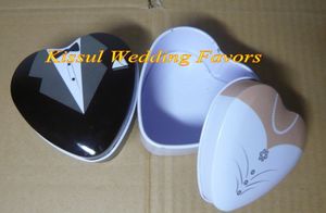 20Pcs lot Bride and Groom Wedding favor boxes of Dressed to the Nines Wedding Dress Mint Tin candy box264t