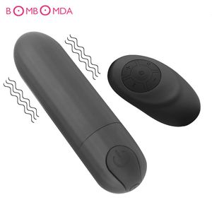 Mini vibratore a pallottola per le donne 10 velocità G Spot stimolazione del clitoride massaggiatore carica USB telecomando vibratori giocattoli del sesso per le donne D18111501