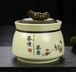 Gorąca sprzedaż ceramiczna herbata caddy ceramiczne herbata Zestawy herbaty Zero akcesoria Puszniki ceramiczne zapieczętowane puszki