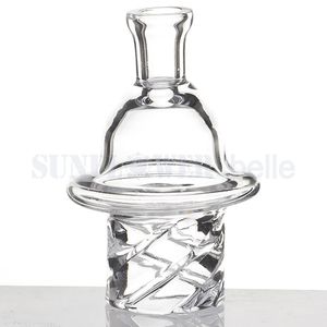 tappo in carb al quarzo fumé per banger OD 31mm Dome con foro per l'aria sui chiodi superiori dab rig 698