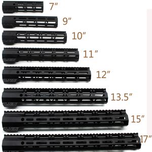 7''9''10''11''12''13,5''15''17'' tum M-lok Clamp Style Handguard Rail Picatinny Mount System Black