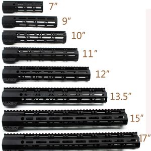 7''9''10''11''12''13.5''15''17'' インチ M-lok クランプスタイルハンドガードレールピカティニーマウントシステムブラック