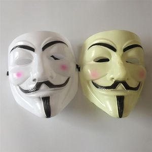 Großhandel 500pcs Halloween Mask V für Vendetta Mask Anonymous Guy Fawkes Kostüm Kostüm Accessoire Party Cosplay -Masken