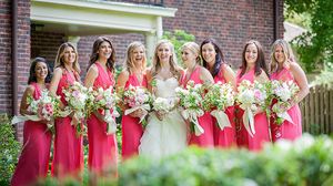 Country Fuchsia Bridesmaid Dresses Pleats Chiffon Backless Floor Length Chiffon Wedding Guest Dress Long Bridesmaids Dresses Cheap