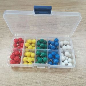3/8 cal Candy Colors Ball Pinch Pin Thumb Tack 100 sztuk / zestaw 5 kolorów mieszanych