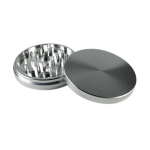 Formax420 100mm Aluminum Grinders 2 Parts Silver Color Herb Grinder Smoking Accessories