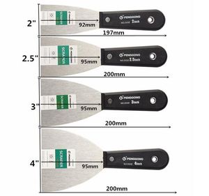 Högkvalitativ 4PC / set putty knivskrapa blad 1,5 