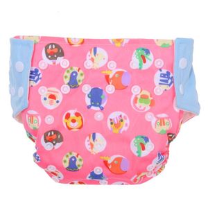 Wholesale Washable Reusable Baby Cloth Diaper Adjustable Cartoon Rainbow Baby Nappy Diaper Cover Wrap for 0-3years 9-15kg