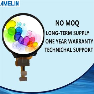 Hot Sälj 1,3 tums rund 240 * 240 TFT LCD-modulskärm med MCU-gränssnittskärm och CTP-pekskärm