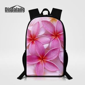 Kwiat Design Szkolne Plecak Dla Primary Student Cute Floral Schoolbag Bookbags Dla Dziewczyn Kobiet Outdoor Podróż Torba Na Ramię Lady Bagpack