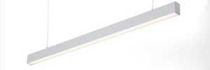 Darmowa wysyłka Wiszące linia Trunie 1500mm 40W Srebrna powierzchnia pasek aluminiowy Linear Light