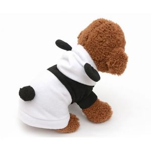 Roupas para cachorros de moda para cães de estimação roupa traje velo Ear Brasão Hoodie roupas para cachorros Panda pulôver Costume Outwear