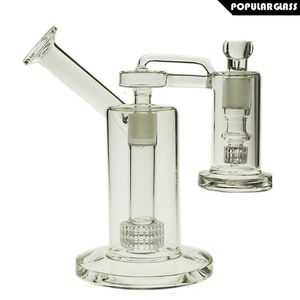 SAML 22.5 cm Uzun Matris sepeti Cam bong Nargile kuş kafesi perc Yağ Rig Ile Kül Catcher Ortak size18.8mm PG5113