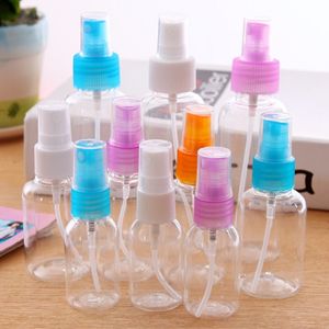 50 st / parti 100ml parfympumpsprayflaskor PET plast-doftförstärkare Dispensering Flaskor Perfekt Tom kosmetisk behållare