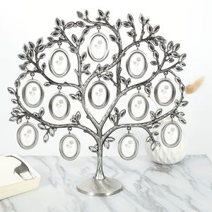 30*30cm Family Tree Hanging Photo Picture 12 Frame Holder Table Top Desk Display Decor Newest Creative Fashion
