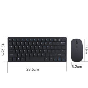 Kit de teclado e mouse sem fio 2.4G teclado ultrafino para Android IOS PC laptop acessórios para computador