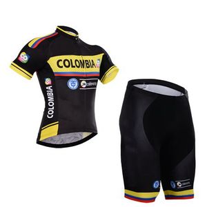 Wholesale team colombia jersey for sale - Group buy 2015 COLOMBIA PRO TEAM YELLOW BLACK C22 SHORT SLEEVE CYCLING JERSEY SUMMER CYCLING WEAR ROPA CICLISMO SHORTS GEL PAD SET SIZE XS XL