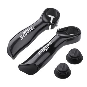 2PCS Aluminum Alloy Mountain Bicycle Protable Small Vice Handle Black High Quality Bar Ends Length 12cm Bikes Accessory