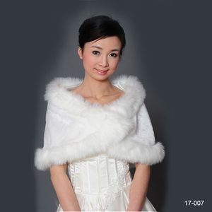 2019 Cheap Winter Faux Fur Bridal Wedding Wrap Cape Shawl Jackets Coat Bolero Tippet Stole for Wedding Party In Stock