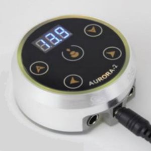 Aurora Generation 2 Tattoo Power Supply With Power Adaptor For both Coil and Rotary Tattoo liner and shaders suitable for all artist