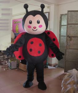 2018 High quality hot adult ladybug mascot costume for adult to wear