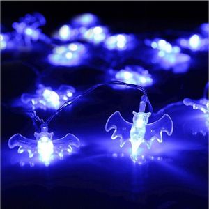 SXI 1.2m halloween christmas bat string lights decorations 10 led lights battery operated indoor outdoor for xmas tree lawn patio