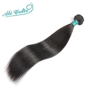 Außerirdische Haare großhandel-Ali Grace Hair Brasilianer Straight Human Hair Webbündel Zoll natürliche Farbe