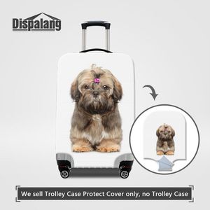 Dog Pug Design Travel Luggage Covers For 18-32 Inch Anti-dust Stretch Elastic Protective Cover Case For A Suitcase Factory Direct Wholesale