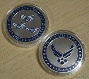 Бесплатная доставка, U.S. Воздушные силы Airman Usaf Silver Challenge Creak