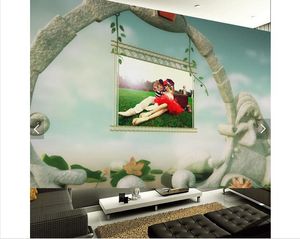 papel دي parede سلس على نطاق واسع جدارية 3D مخصص صور جدارية خلفية HD ستيريو الأصل الموضة الحديثة 3D جدارية ديكور المنزل