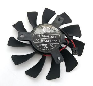 Original para MSI N740 GT740 GTX750 placa gráfica ventilador de refrigeração HA8010H12B-Z 12V 0,35A 3600RPM