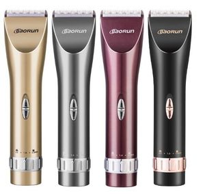 Baorun X5 110-240V Professionell Hår Trimmer Vuxen Spädbarn Elektriska Clippers Hair Cut Machine Lithium Batteriladdning Fader