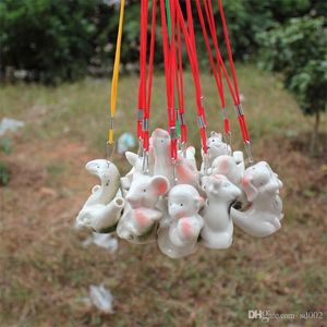 Chiński Zodiak Water Ocarina Dzieci Prezent Kreatywny Projekt Ceramiczny Whistle Mini Qntique Style Whistling Wiele Style 1 15yx ZZ