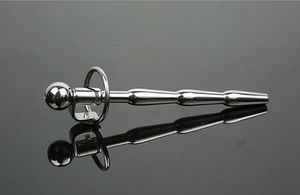 Chastity Devices Male Stainless Steel Urethral Plug Urethral Dilator Stretching Through-hole Plug #T65