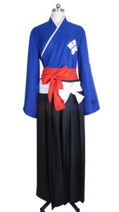 Samurai champloo jin cosplay kostym kimono