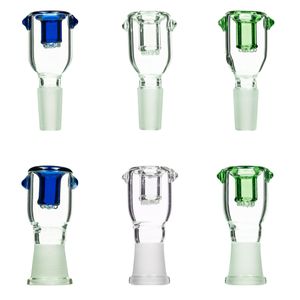 Built-In Honeycomb Screen Glass Bowl for Hookahs Bong Water Pipes Oil Rigs Various Color and Different joint size
