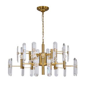 Lâmpada de cristal moderna lâmpada lustre lustres luz para sala de estar grandes luminárias de iluminação de luxo levou lustres de Cristal