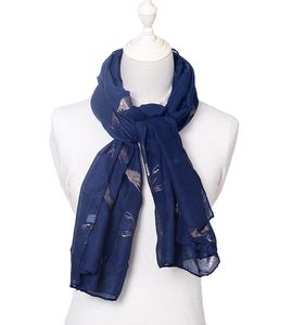 Mulheres Moda Bronzing Silver Stag Moose Cervo Longos Scarves Envoltório Xalés Presentes de Natal Animal Imprimir Scarves