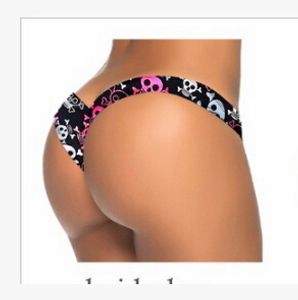 venda por atacado Mulheres Sexy G-Strings Underwear Roupas Plissadas Multicolor Thong Swim Shorts