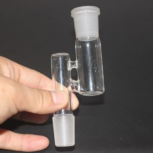 14mm 18mm Adapters Hookahs Female Male 14 mm 19mm Oil Reclaim Ash Catcher Glass Drop Down For Rigs Bongs